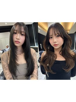 フェイスラインにこだわったレイヤーカットで小顔効果◎上品な女性らしい"くびれヘア"もお任せください！