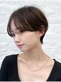 韓国風巻き 小顔ショート ハンサムショート
