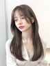 【増島指名限定】水素ケアストレート＋プレミアムケアカラー＋カット＋トリ