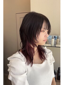 リル バイ フレイムス 川口(Lilou by Frames) ハイレイヤー×インナーカラー