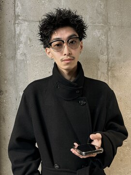 オルカ(ORCA) 短髪パーマ ピンパーマ スパイキーショート【五嶋響】