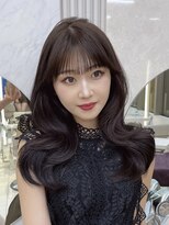 アフロートリノ(AFLOAT Leino)&nbsp;前髪あり 韓国風くびれレイヤーロング