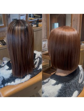 クラン バイ ナチュラル(clan by Natural) 切りっぱなしボブ/モードヘア/美髪ストレート/愛されヘア/モテ髪