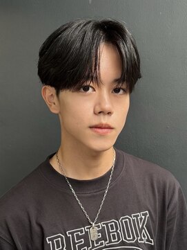 メンズラピス 栄店(Men's Lapis) コンマバングセンターパート シースルー 毛流れ