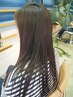 ストレートパーマ+カット　￥22000