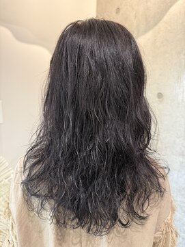 ヘア アイビー キチジョウジ(HAIR I Be, KICHIJOJI) シルバー 艶カラーパーマ【吉祥寺 ロング セミロング ミディアム