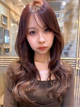 リアラバイアルティナ 船橋店(Liara by artina) バタフライカットバーガンディボルドーブラウンy2kB9