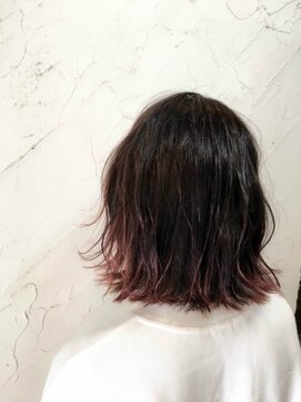 レイール 下北沢(Reir) 【Reir下北沢】*+ウェーブロブ+裾ラズベリー+*