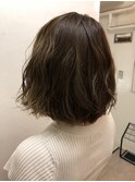 ツヤ感たっぷりまとまりグレージュカラー！【表参道青山原宿】