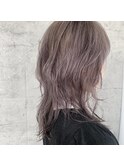 ウルフヘア×ラベンダーアッシュ  お客様フォト