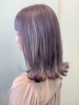 Lapensee Noir シアーラベンダー 美髪デザインカラー L ラパンセノアール La Pensee Noir のヘアカタログ ホットペッパービューティー