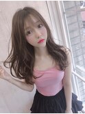 【anB】透明感あるゆるふわアッシュベージュ