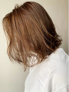 アイティー バイ アルバム 浦和店(IT by ALBUM) ブラウンアッシュ_ココアブラウンフリンジウェーブ_ba274382