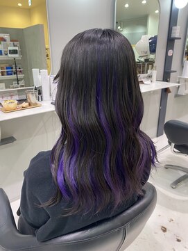 グク(GUK) ブラック×バイオレット