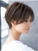 前髪なし大人ショート20代30代40代【AIN.表参道】川原大地
