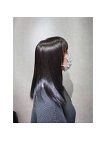 ブロッサム 東中野店 20代30代40代髪質改善トリートメントブルーブラック透け感