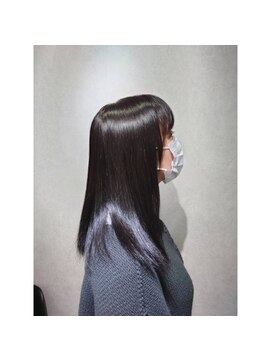 ブロッサム 東中野店 20代30代40代髪質改善トリートメントブルーブラック透け感