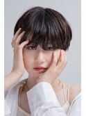 20代30代40代大人丸みハンサムマッシュショートカット