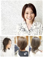 【武庫貴恵/ムコタカエ】大人ウルフ/レイヤースタイルで≪カットで作るデザイン力！≫