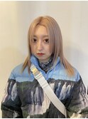 ピンクベージュ/ブリーチカラー 福岡 天神 薬院 20代