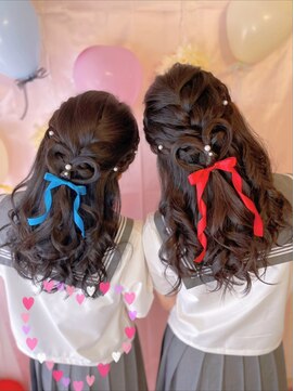 ヘアーセット モコロ(Hair Set MOCORO) ハートヘア