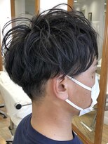 ヘッズ 本八幡店(HEADS)&nbsp;MEN'S HAIR  センターパート　ツイストスパイラル　コンマヘア
