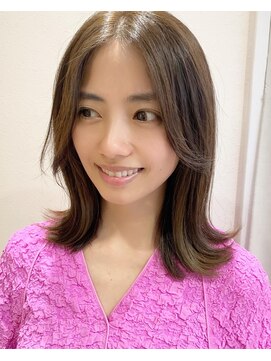 ルーカ 恵比寿(LU-CA) 大人カジュアルガーリーくびれミディアムレイヤー 恵比寿