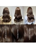ふんわりカールヘルシースタイルルーズヘアショコラアッシュ
