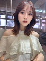 グロー 大宮(GLROW)&nbsp;韓国　くびれ　顔周りカット　ブラウン　haruhi【大宮】