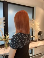 シンシェアサロン 原宿店(Qin shaire salon)&nbsp;オレンジカラー ハイトーン 暖色