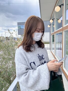 エムサロン 元総社(emusalon) 【Yuuka】ブリーチ無しで作る、やわらかベージュ