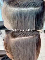 アッシュ 下北沢店(Ash)&nbsp;脱白髪染め/白髪ぼかしカラーでグレージュ！