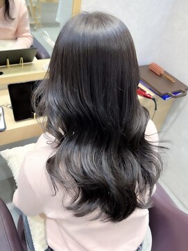 レンテ 千葉(LENTE) 大人上品ダークグレージュカラー韓国ヘア