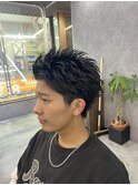 束感ショートメンズヘア!【スパイキーショート】