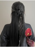 卒業式ヘア　着付け　袴ヘア【maiko】