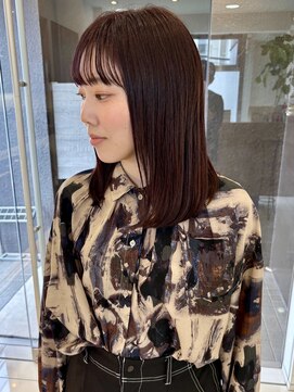 ラック 鎌倉店 (LUCK) 【まとまる艶感◎】髪質改善×上品ピンクブラウン