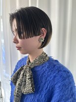 アトモスサニーテラス(Atmos sunny terrace)&nbsp;ハイライト  ×  Wラインボブ　刈り上げボブ