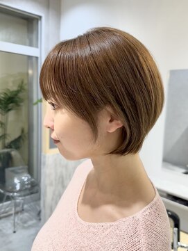 ミモザ(Mimosa) 《Mimosa》 ピンクベージュ/ショート