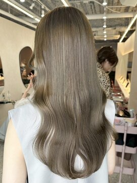 ラルム 新宿(LARME SHINJUKU) ブリーチなしWカラー【オリーブベージュ】/新宿