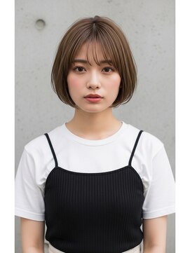 ライフイズ 磐田本店(Life is...) #磐田　シースルーバング×ボブ