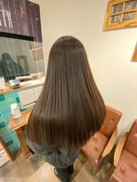 アース 二俣川店(HAIR&MAKE EARTH)&nbsp;ロングヘアに透け感ブラウンをプラス【二俣川】