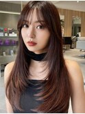 【MINX】似合わせフェミニンロングレイヤー_銀座/髪質改善