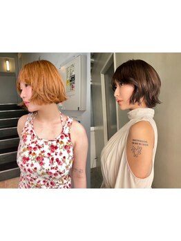 最高に可愛い♪ぷつっとボブは【fev】にお任せ！デザインカラーやアレンジとも相性抜群??