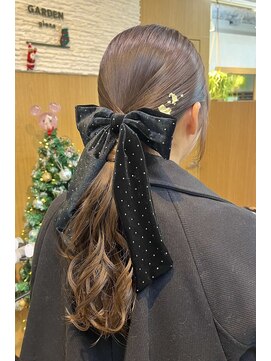 ガーデン 銀座(GARDEN) ヘアセット/お呼ばれヘア/結婚式/参列/編み下ろし/編み込み