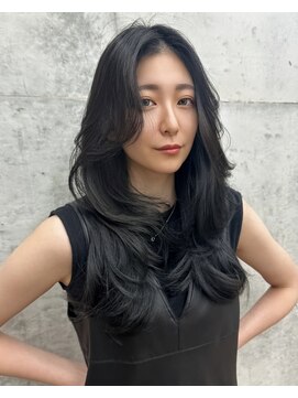 ヌエン 渋谷(NU/EN) 海外レイヤー/ロングレイヤーハッシュカット/小顔くびれレイヤー