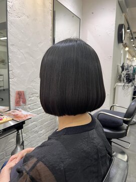 ベルタ バイ アルテフィーチェ(belta by artefice) ノンダメージホリスティック縮毛矯正×ショートボブ