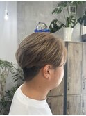ハイライトバレイヤージュダブルカラーケアブリーチ20代30代