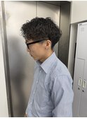 スパイキーショート/フェザーパーマ/波巻きスパイラル/メンズ