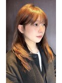 韓国レイヤー/酸性ストレート/トリートメント/髪質改善/カラー