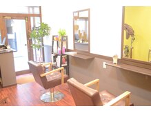 ヘアー デザイン リノ クルー(hair design Lino Crew)の雰囲気(ゆったり、ゆっくり静かに自分の時間を過ごしていただけます)